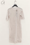 Boris Bidjan Saberi WTS1 series long hand-dyed short-sleeved cotton T-shirt WTS1.LONG FTT00001-HUI gray